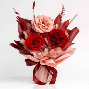 Blush Roses Harmony Bouquet Amani London