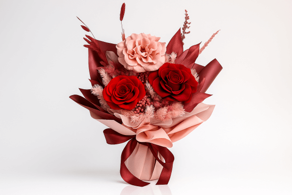 Blush Roses Harmony Bouquet Amani London