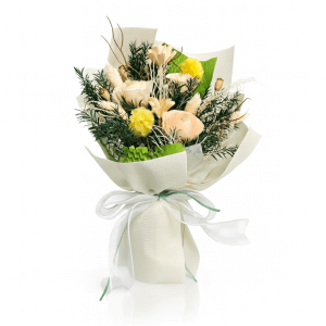 Citrus Élan Petite Bouquet Amani London preserved roses